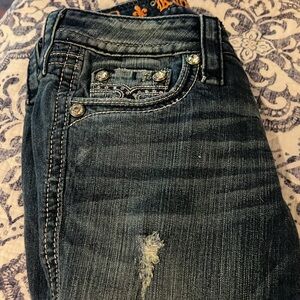 Rock Revival Indigo Distressed Jeans